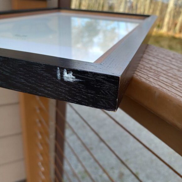 Pottery Barn 11x14" Wood Document Frame Black Brown - Picture 4 of 16